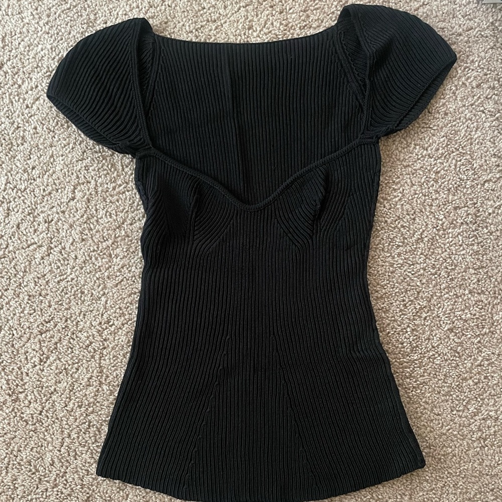 Knit Black Top